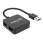 HUB USB-A (3.0) 4xUSB-A max 5 Gbps MANHATTAN