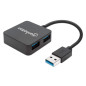 HUB USB-A (3.0) 4xUSB-A max 5 Gbps MANHATTAN