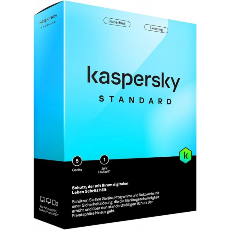 ANTIVIRUS KASPERSKY STANDARD 5 PCS