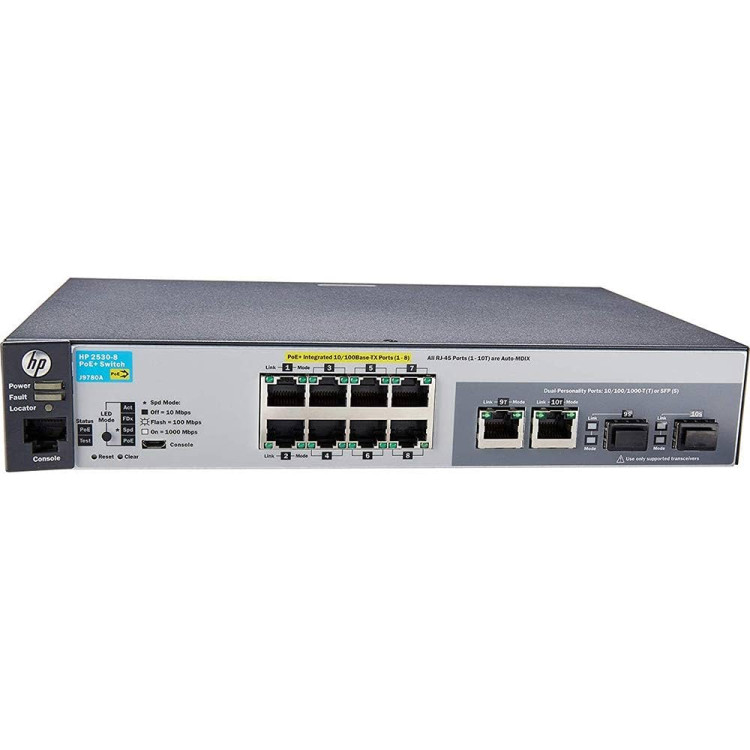 SWITCH 8 HP 2530-8-POE+