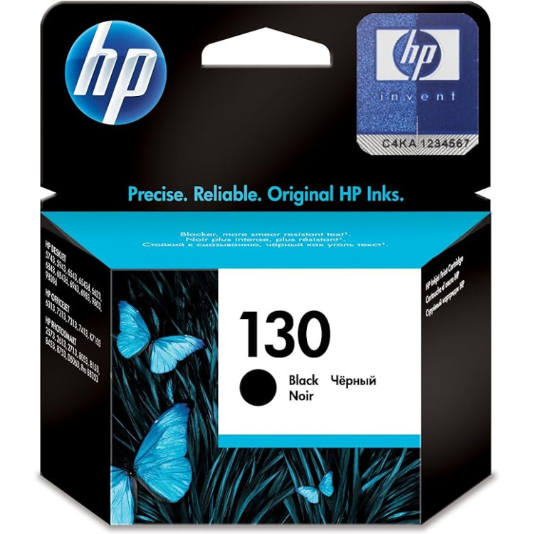 TINTEIRO HP  130  C8767 * HE  5743/6543/7213 PRETO