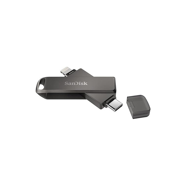 PEN DRIVE 64GB SANDISK IXPAND USB-C + APPLE LIGHTNING