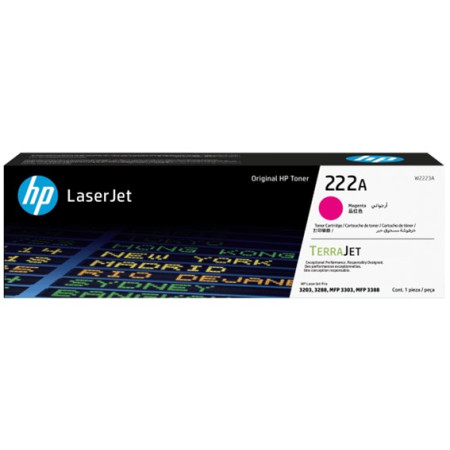 TONER  HP W2223A 222A MAGENTA LJ3203/3288/MFP3303/3388 (1,200 PAGS)