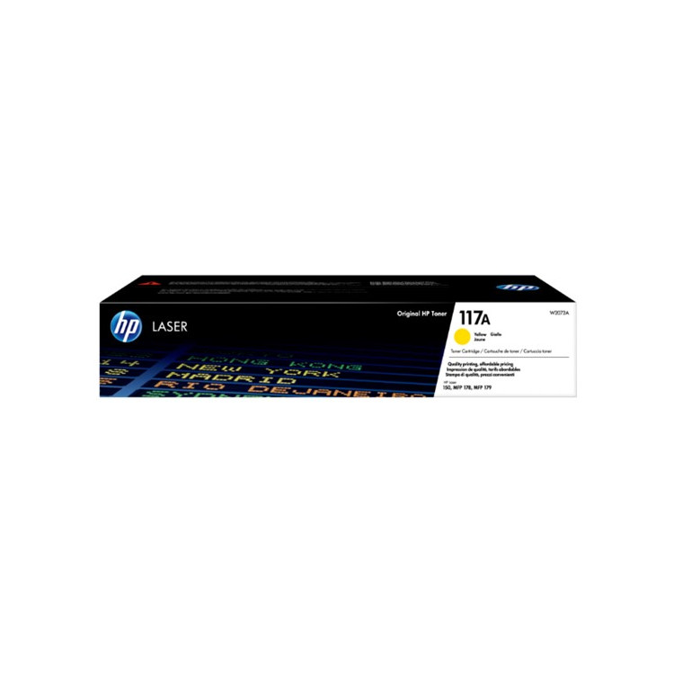 TONER HP W2072A 117A AMARELO LJ150/MFP178/MFP179 (700 PAGES)