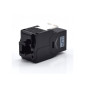 CONECTOR KEYSTONE WP RACK CAT6 UTP 180¼ PRETO