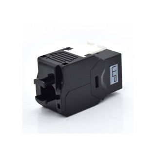 CONECTOR KEYSTONE WP RACK CAT5 UTP 180¼ PRETO