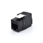 CONECTOR KEYSTONE WP RACK CAT5 UTP 180¼ PRETO