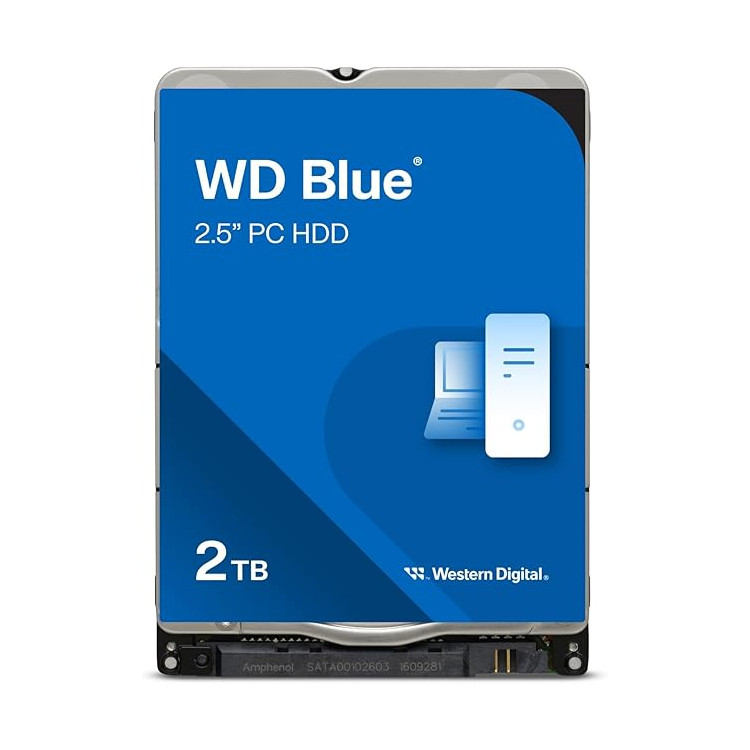 DISCO INTERNO 2.5" 2TB WD BLUE SATA 6G/S 5400RPM