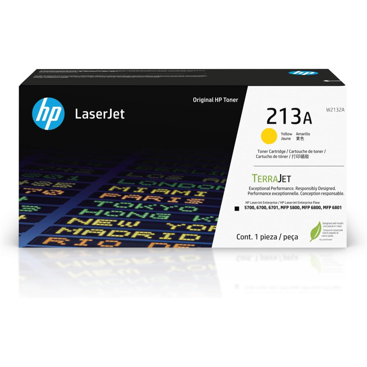 TONER  HP 213A AMARELLO LJ ENT 5700/5800/6700/6701/6800/6801 (3,000 PAG)