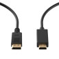 CABO DISPLAYPORT 1M (M) PARA HDMI (M) GOLD-PLATED EWENT