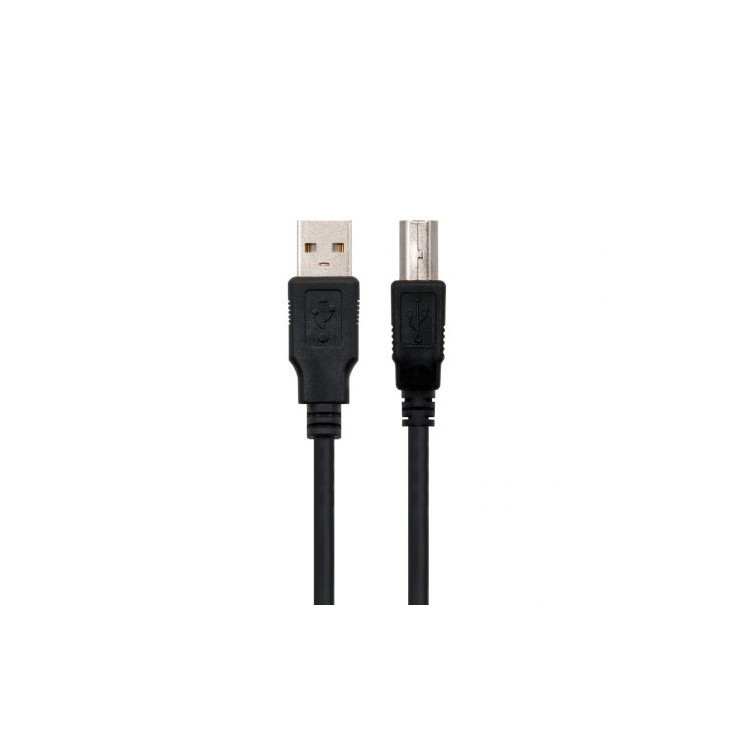 CABO USB-A 5MT (M) PARA USB-B (M) PRETO EWENT