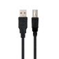 CABO USB-A 5MT (M) PARA USB-B (M) PRETO EWENT