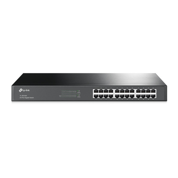 SWITCH 24 TP-LINK 1U 13" 10/100 S/GESTAO RACKMOUNT