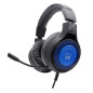 AUSCULTADOR EWENT GAMING PRETO/AZUL C/FIO JACK