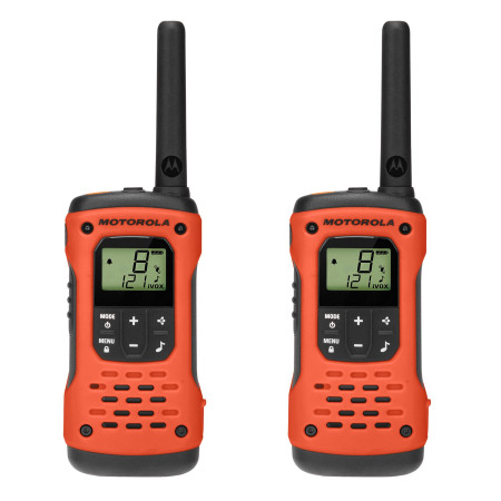 WALKIE-TALKIE MOTOROLA T82 (2 PCS) PRETO LARANJA