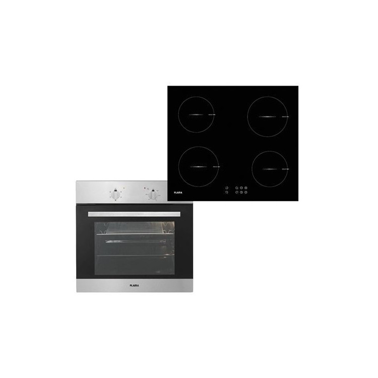 CONJUNTO FLAMA PLACA INDUCAO+FORNO ELETRICO 9902FL