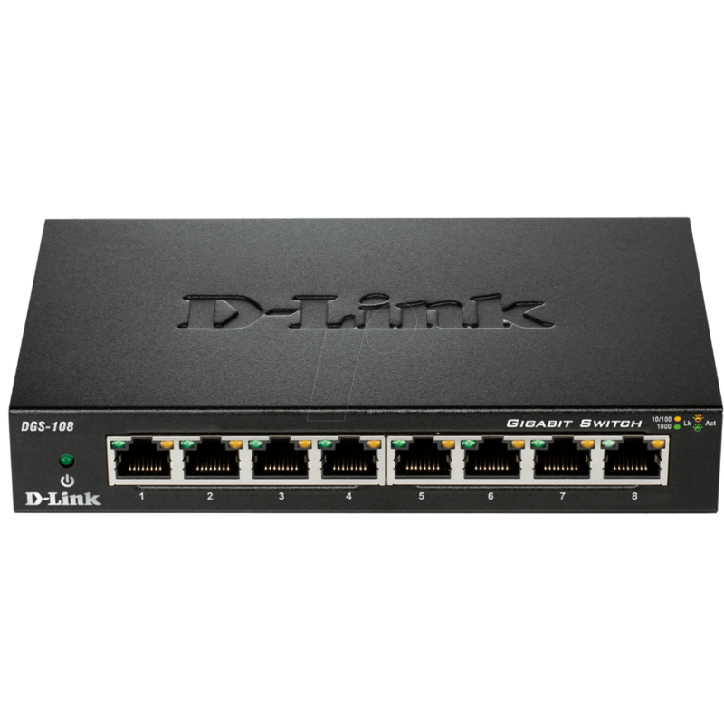 SWITCH 8 DLINK 10/100/1000 S/GESTAO