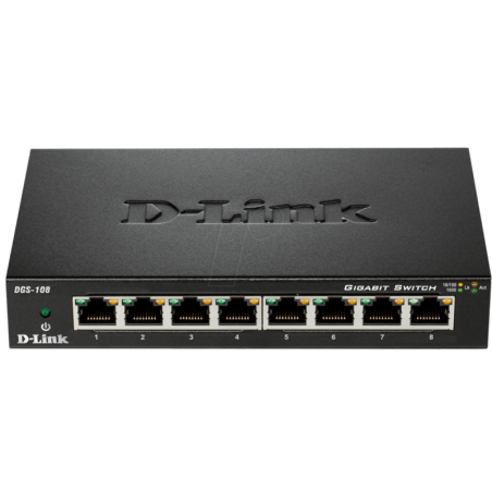 SWITCH 8 DLINK 10/100/1000 S/GESTAO