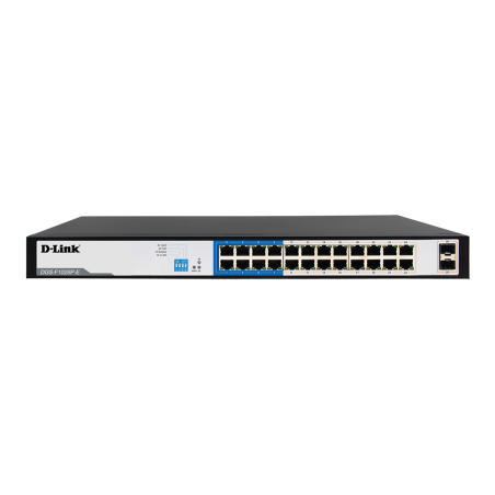 SWITCH 26 DLINK 10/100/1000 C/GESTAO LONG RANGE 250M 24X POE 2X SFP 250W