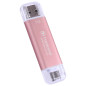 PEN DRIVE 1TB TRANSCEND ESD310P ROSA USB-C/A