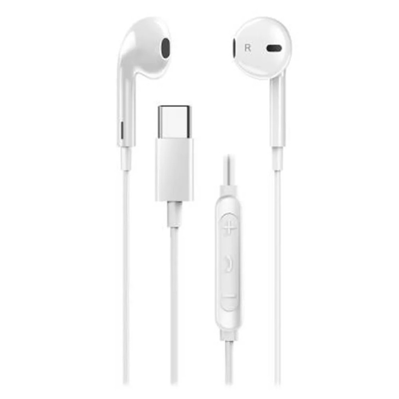 AURICULARES EARBUDS GENIUS HS-M365 USB-C BRANCO