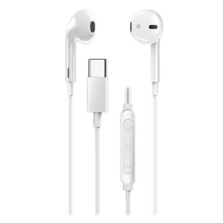 AURICULARES EARBUDS GENIUS HS-M365 USB-C BRANCO