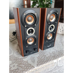 COLUNAS GENIUS SP-HF800BT 20W 3 WAY BT MADEIRA