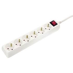 BLOCO TOMADA SEXT. 5 MT C/INT BRANCA