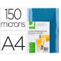 CAPA DE ENCADERNACAO Q-CONNECT PVC DIN A4 INCOLOR 150 MICRONS (PK 100)