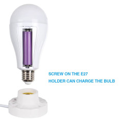 LAMPADA EMERGENCIA BAT DUPLA 15W 2400MAH