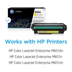 TONER HP CF332A * YELLOW M651
