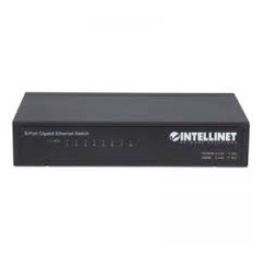 SWITCH 5 INTELLINET 10/100/1000 GIGABIT PLASTICO PRETO