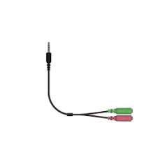 ADAPTADOR AUDIO GENIUS ACC-100 2X3.5MM TO 1X3.5MM