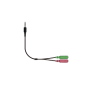 ADAPTADOR AUDIO GENIUS ACC-100 2X3.5MM TO 1X3.5MM