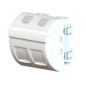 NET CONECTORES RJ-45 ANGLED+DUAL BRANDR