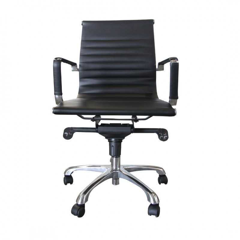 CADEIRA PU HIGH EXEC 2NIVEIS BIFMA BK