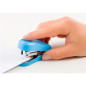 MINI AGRAFADOR NOVUS 24/6-26/6 AZUL 12FLS+AGRAFE