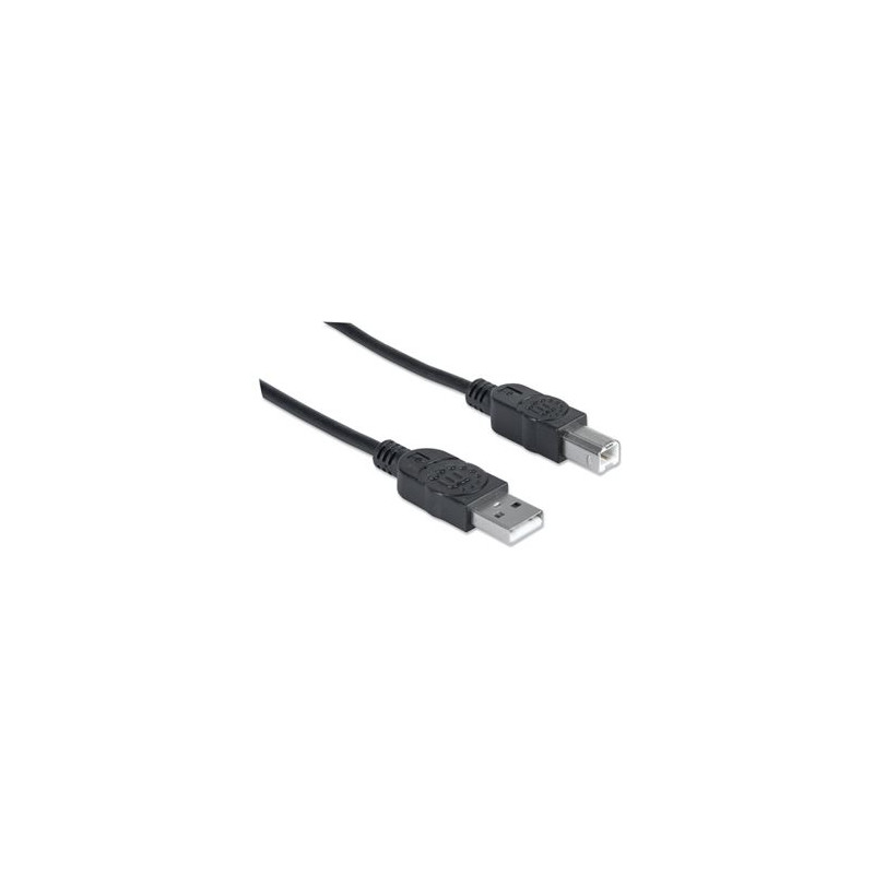 CABO USB-A (M) PARA USB-B (M) 5M SUPERPEED MANHATTAN PRETO CABO USB-A (M) PARA USB-B (M) 5M SUPERPEED MANHATTAN PRETO