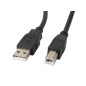 CABO USB-A (M) PARA USB-B (M) 5M SUPERPEED MANHATTAN PRETO CABO USB-A (M) PARA USB-B (M) 5M SUPERPEED MANHATTAN PRETO