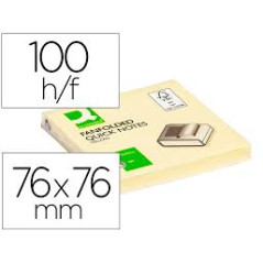 POST-IT 76X76 Q-CONNECT 100FLS AMARELO (1/12)