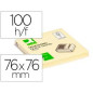 POST-IT 76X76 Q-CONNECT 100FLS AMARELO (1/12)