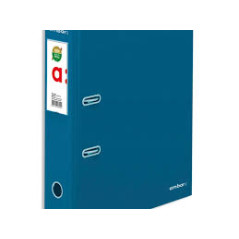 PASTAS DE ARQUIVO AMBAR ESTREITA AZUL INDIGO