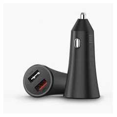 CARREGADOR XIAOMI MI AUTO ISQUEIRO 37W DUAL-PORT PRETO