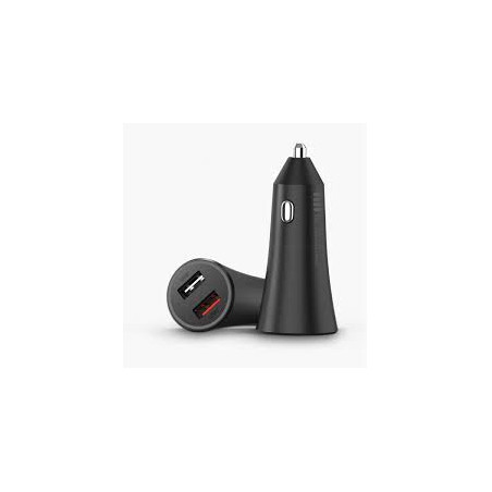 CARREGADOR XIAOMI MI AUTO ISQUEIRO 37W DUAL-PORT PRETO