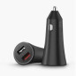 CARREGADOR XIAOMI MI AUTO ISQUEIRO 37W DUAL-PORT PRETO