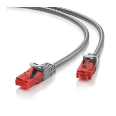 CABO REDE CAT6 O,5M U-UTP WP RACK AWG 26/7 CINZA