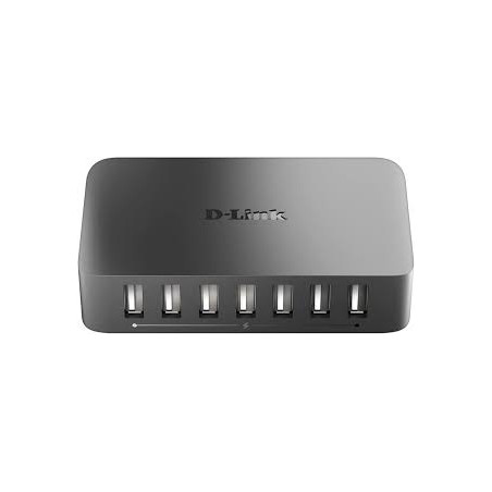 HUB D-LINK 7-PORT USB 2.0 1 BC 1.2 FAST CHARGING PORT - EU POWER ADAPTER