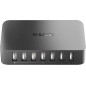 HUB D-LINK 7-PORT USB 2.0 1 BC 1.2 FAST CHARGING PORT - EU POWER ADAPTER HUB D-LINK 7-PORT USB 2.0 1 BC 1.2 FAST CHARGING PORT - EU POWER ADAPTER