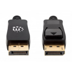 CABO DISPLAYPORT 1.8MT (M) PARA HDMI PRETO MANHATTAN