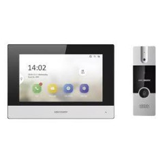 VIDEOPORTEIRO IP HIKVISION DS-KIS614 POE WI-FI 7" TOUCH SCREEN